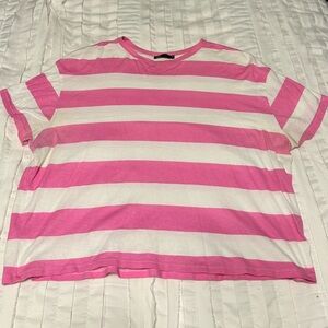 Zara striped tee size L